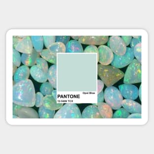 Opal blue colour Sticker